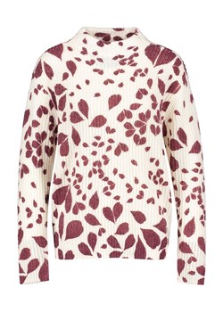 TAIFUN Sweter w kolorze kremowo-bordowym ze sklepu Limango Polska w kategorii Swetry damskie - zdjęcie 163712361