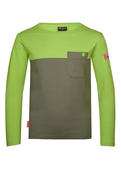 Trollkids Koszulka funkcyjna &quot;Bergen&quot; w kolorze zielono-szarym ze sklepu Limango Polska w kategorii T-shirty chłopięce - zdjęcie 163719374