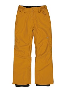 Quiksilver Spodnie narciarskie &quot;Estate&quot; w kolorze musztardowym ze sklepu Limango Polska w kategorii Spodnie chłopięce - zdjęcie 163720704