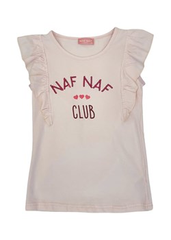 Naf Naf Koszulka w kolorze ciemnobeżowym ze sklepu Limango Polska w kategorii Bluzki dziewczęce - zdjęcie 163720780
