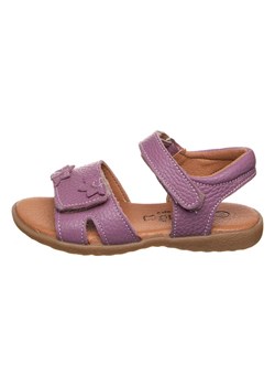 lamino Skórzane sandały w kolorze fioletowym ze sklepu Limango Polska w kategorii Sandały dziecięce - zdjęcie 163725693