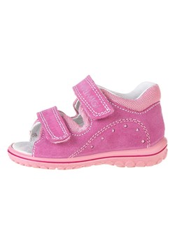 Primigi Skórzane sandały w kolorze różowym ze sklepu Limango Polska w kategorii Sandały dziecięce - zdjęcie 163729314
