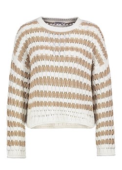 Fresh Made Sweter w kolorze beżowo-białym ze sklepu Limango Polska w kategorii Swetry damskie - zdjęcie 163733523