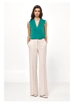 Nife Spodnie w kolorze beżowym ze sklepu Limango Polska w kategorii Spodnie damskie - zdjęcie 163736424