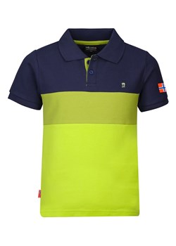 Trollkids Koszulka funkcyjna &quot;Eikefjord&quot; w kolorze granatowo-zielonym ze sklepu Limango Polska w kategorii T-shirty chłopięce - zdjęcie 163736851