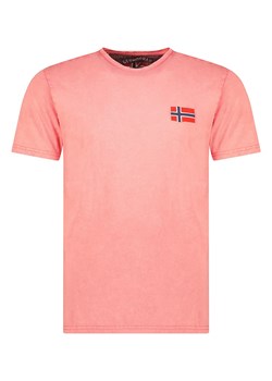 Geographical Norway Koszulka w kolorze jasnoróżowym ze sklepu Limango Polska w kategorii T-shirty męskie - zdjęcie 163737934