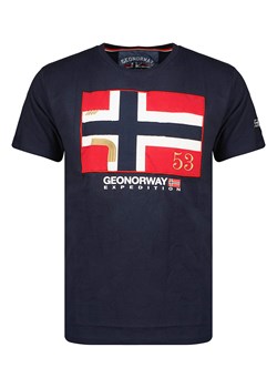 Geographical Norway Koszulka w kolorze granatowym ze sklepu Limango Polska w kategorii T-shirty męskie - zdjęcie 163737962