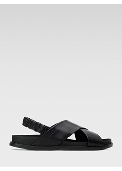 Lasocki Skórzane sandały w kolorze czarnym ze sklepu Limango Polska w kategorii Sandały damskie - zdjęcie 163739183