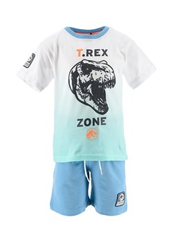 Jurassic World 2-częściowy zestaw &quot;T-Rex&quot; w kolorze niebiesko-białym ze sklepu Limango Polska w kategorii Komplety chłopięce - zdjęcie 163740040