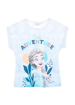Disney Frozen Koszulka &quot;Kraina lodu&quot; w kolorze biało-niebieskim ze sklepu Limango Polska w kategorii Bluzki dziewczęce - zdjęcie 163740164