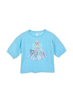 FROZEN Koszulka &quot;Kraina Lodu&quot; w kolorze niebieskim ze sklepu Limango Polska w kategorii Bluzki dziewczęce - zdjęcie 163740192
