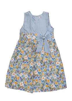 Deux ans de vacances Sukienka w kolorze błękitnym ze wzorem ze sklepu Limango Polska w kategorii Sukienki dziewczęce - zdjęcie 163740724