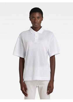 G-Star Koszulka polo w kolorze białym ze sklepu Limango Polska w kategorii Bluzki damskie - zdjęcie 163743933