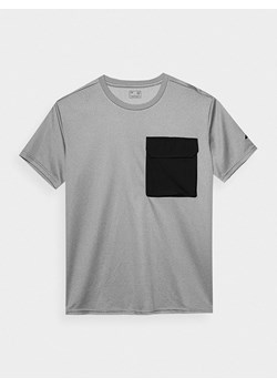 4F Koszulka sportowa w kolorze szarym ze sklepu Limango Polska w kategorii T-shirty męskie - zdjęcie 163744833