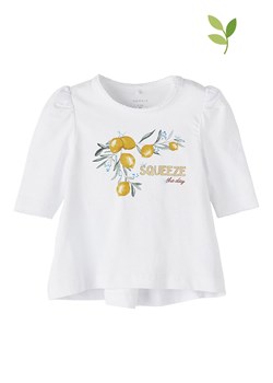 name it Koszulka w kolorze białym ze sklepu Limango Polska w kategorii Kaftaniki i bluzki - zdjęcie 163745084