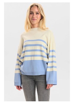 NÜMPH Sweter &quot;Nughita&quot; w kolorze kremowo-błękitnym ze sklepu Limango Polska w kategorii Swetry damskie - zdjęcie 163745333