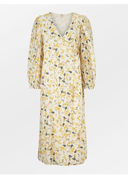 Becksöndergaard Sukienka &quot;Eloisa&quot; w kolorze żółtym ze wzorem ze sklepu Limango Polska w kategorii Sukienki - zdjęcie 163746862