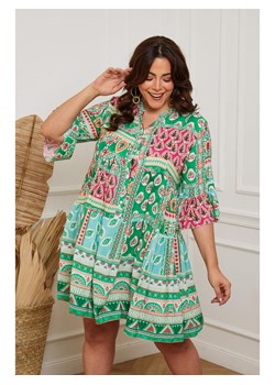 Plus Size Company Sukienka &quot;Suli&quot; w kolorze zielonym ze sklepu Limango Polska w kategorii Sukienki - zdjęcie 163749230