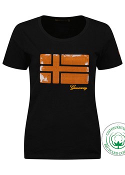 Geographical Norway Koszulka &quot;Jonquille&quot; w kolorze czarnym ze sklepu Limango Polska w kategorii Bluzki damskie - zdjęcie 163749842