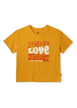 O`Neill Koszulka &quot;Peace&quot; w kolorze musztardowym ze sklepu Limango Polska w kategorii Bluzki dziewczęce - zdjęcie 163750030
