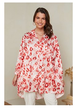 Curvy Lady Bluzka w kolorze czerwono-białym ze sklepu Limango Polska w kategorii Bluzki damskie - zdjęcie 163750483