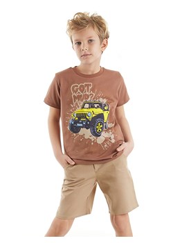 Denokids 2-częściowy zestaw &quot;Jeep Mood&quot; w kolorze jasnobrązowo-beżowym ze sklepu Limango Polska w kategorii Komplety chłopięce - zdjęcie 163751563