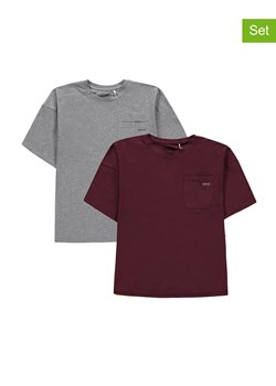 ESPRIT Koszulki (2 szt.) w kolorze fioletowo-szarym ze sklepu Limango Polska w kategorii T-shirty chłopięce - zdjęcie 163752071