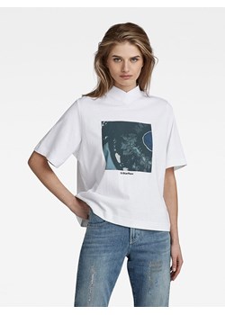 G-Star Koszulka w kolorze białym ze sklepu Limango Polska w kategorii Bluzki damskie - zdjęcie 163753532