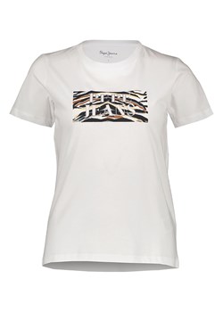 Pepe Jeans Koszulka w kolorze białym ze sklepu Limango Polska w kategorii Bluzki damskie - zdjęcie 163755281