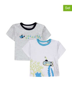 Kanz Koszulki (2 szt.) w kolorze białym i niebieskim ze sklepu Limango Polska w kategorii Koszulki niemowlęce - zdjęcie 163758091