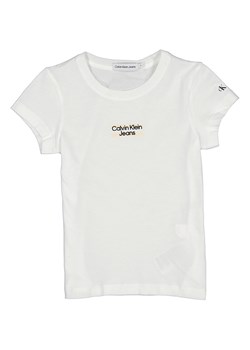 Calvin Klein Koszulka w kolorze białym ze sklepu Limango Polska w kategorii Bluzki dziewczęce - zdjęcie 163759473