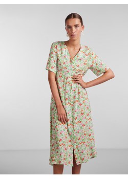 Pieces Sukienka w kolorze zielonym ze wzorem ze sklepu Limango Polska w kategorii Sukienki - zdjęcie 163759562