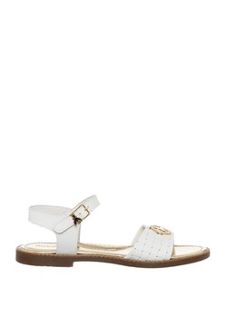 Patrizia Pepe Skórzane sandały w kolorze białym ze sklepu Limango Polska w kategorii Sandały dziecięce - zdjęcie 163759931