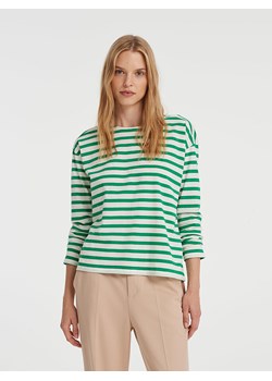 OPUS Koszulka &quot;Santio&quot; w kolorze zielono-białym ze sklepu Limango Polska w kategorii Bluzki damskie - zdjęcie 163760864