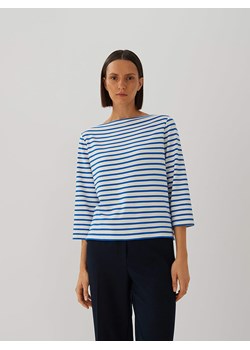 Someday Koszulka &quot;Ukati&quot; w kolorze niebiesko-białym ze sklepu Limango Polska w kategorii Bluzki damskie - zdjęcie 163760890