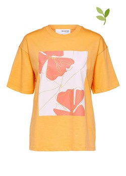 SELECTED FEMME Koszulka w kolorze pomarańczowym ze sklepu Limango Polska w kategorii Bluzki damskie - zdjęcie 163762871