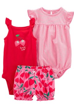 carter&apos;s 3-częściowy zestaw w kolorze czerwonym ze sklepu Limango Polska w kategorii Komplety niemowlęce - zdjęcie 163763314