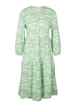Tom Tailor Sukienka w kolorze zielono-białym ze sklepu Limango Polska w kategorii Sukienki - zdjęcie 163765340