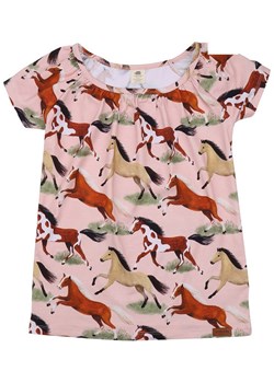 Walkiddy Koszulka w kolorze jasnoróżowym ze wzorem ze sklepu Limango Polska w kategorii Bluzki dziewczęce - zdjęcie 163768971