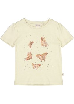 Wheat Koszulka &quot;Butterflies&quot; w kolorze żółtym ze sklepu Limango Polska w kategorii Bluzki dziewczęce - zdjęcie 163770151