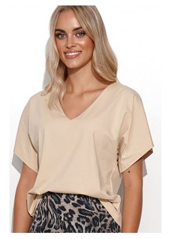 Makadamia Koszulka w kolorze beżowym ze sklepu Limango Polska w kategorii Bluzki damskie - zdjęcie 163772052