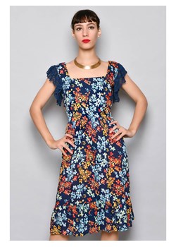 H.H.G. Sukienka w kolorze granatowo-pomarańczowo-błękitnym ze sklepu Limango Polska w kategorii Sukienki - zdjęcie 163773233
