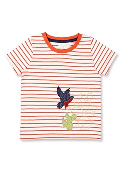Sense Organics Koszulka &quot;Ibon&quot; w kolorze pomarańczowo-białym ze sklepu Limango Polska w kategorii Bluzki dziewczęce - zdjęcie 163777301