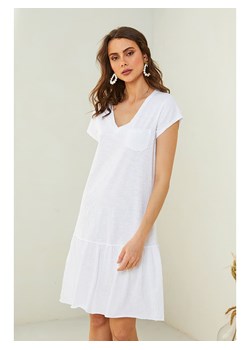 Pure Cotton Sukienka w kolorze białym ze sklepu Limango Polska w kategorii Sukienki - zdjęcie 163778113