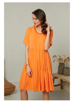 Pure Cotton Sukienka w kolorze pomarańczowym ze sklepu Limango Polska w kategorii Sukienki - zdjęcie 163778311