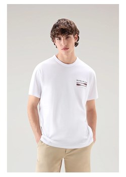 Woolrich Koszulka &quot;Lakeside&quot; w kolorze białym ze sklepu Limango Polska w kategorii T-shirty męskie - zdjęcie 163778500