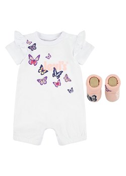 Levi&apos;s Kids 2-częściowy zestaw w kolorze białym ze sklepu Limango Polska w kategorii Rampersy - zdjęcie 163778540