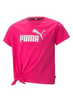 Puma Koszulka &quot;ESS+&quot; w kolorze różowym ze sklepu Limango Polska w kategorii Bluzki dziewczęce - zdjęcie 163781393