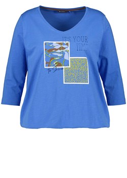 SAMOON Koszulka w kolorze niebieskim ze sklepu Limango Polska w kategorii Bluzki damskie - zdjęcie 163781550