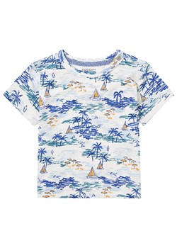 Noppies Koszulka &quot;Moorhead&quot; w kolorze biało-niebieskim ze sklepu Limango Polska w kategorii Koszulki niemowlęce - zdjęcie 163781761